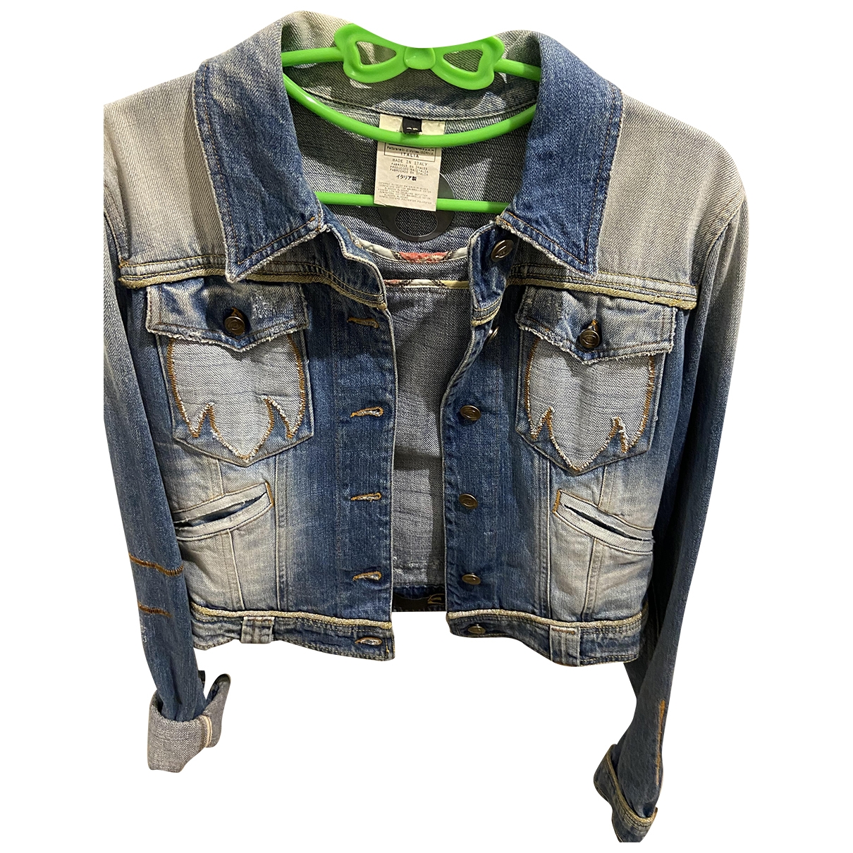 Jacket Just Cavalli Blue size 40 IT in 